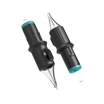Box mit 20 Ghost Black Nadelmodulen - Hollow Liner Long Taper Box mit 20 Ghost Black Nadelmodulen - Hollow Liner Long Taper
