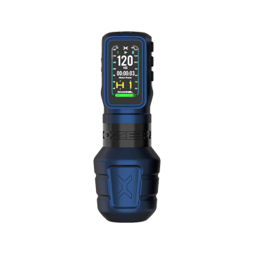 Ozer X Channel wireless  Tattoo Maschine - Blue