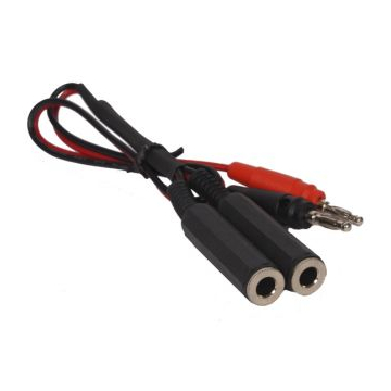 Adapterkabel mit Klinkenbuchse und Bananenstecker 