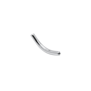 Tilum Gebogener Barbell-Stab aus Titan ohne Gewinde