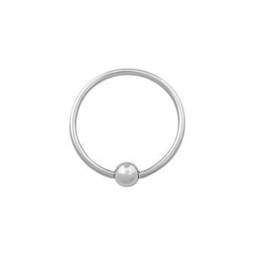 Tilum Klemmkugelring aus Titan mit Clip-in-Mechanismus