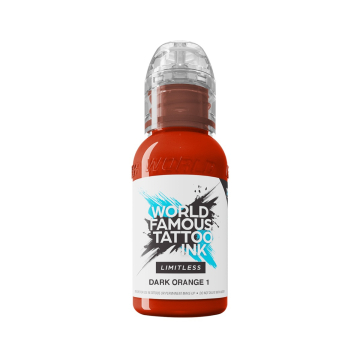 World Famous Limitless Tattoofarbe - Dark Orange 1 30ml