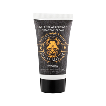 Aloe Tattoo Gold Bloom New Formula Aftercare Tuben Display 12x 30 g