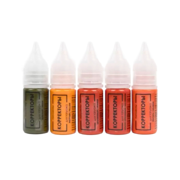 Brovi PMU Pigmente - Correctors Set - 10ml