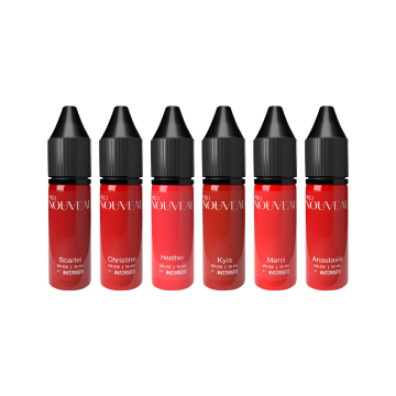 Pro Nouveau Pigments - Lips Collection Set mit 6x 15ml