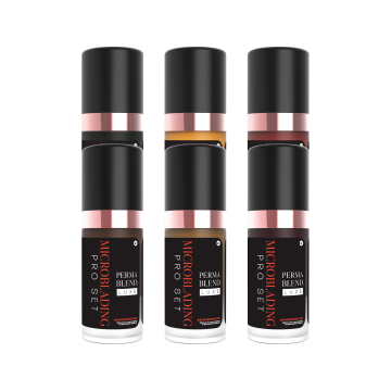 Perma Blend Luxe PMU Ink - Microblading Pro Komplettes Set mit 6 x 10ml
