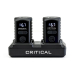 Critical Connect Universal Akku Set  (Zwei Akkus + Ladestation + Fußschalter)