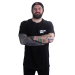 Killer Ink By Hobo Jack - Sid the Skull Block T-Shirt - Schwarz