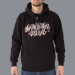 Luxury Hustle Wear Hoody; „Hustle Butter Deluxe“ - Design von El Whyner (Reißverschluss)