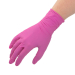 Box mit 100 pinken Killer Beauty Handschuhen aus Nitril - Paket mit 10 Stück