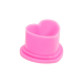 Packung mit 500 Saferly Herz Farbkappen - Pink