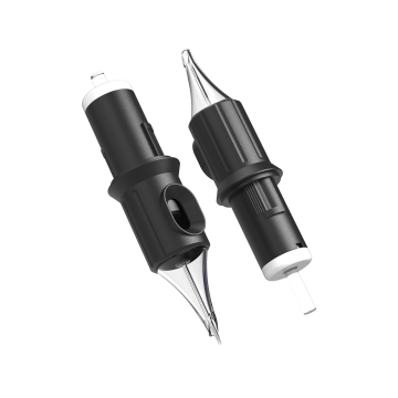 Box mit 20 Ghost Black Nadelmodulen Stipple Shader - Long Taper