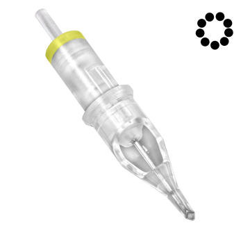 20 St. 20 Magic Moon Nadelmodulen 0.30MM Diamond Round Shader Long Taper