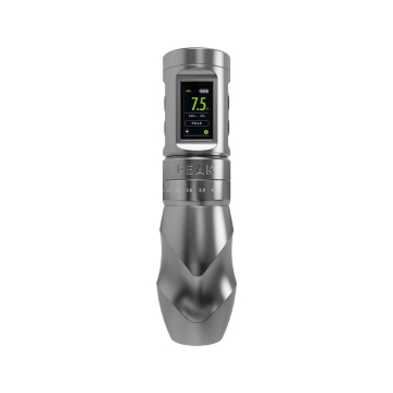 Peak Solice Pro V2 Kabellose Tattoomaschine - Matte Silver