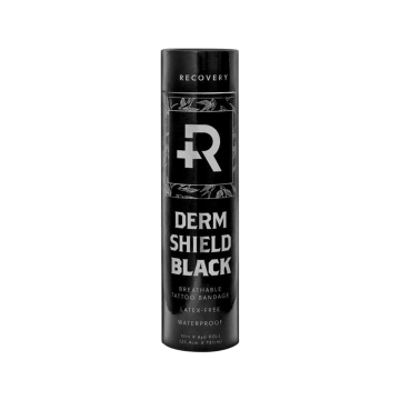 Recovery Derm Shield Transparent Schutzverband - 25 cm x 7.3 m - Black