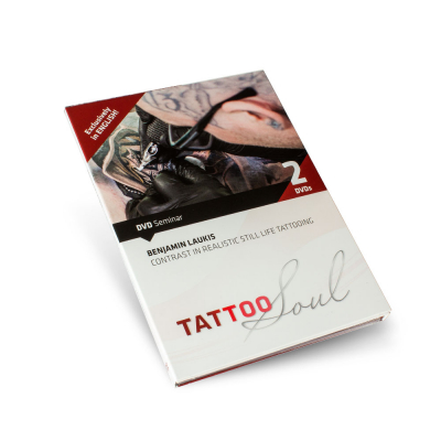 DVD: Benjamin Laukis – Contrast in Realistic Still Life Tattooing