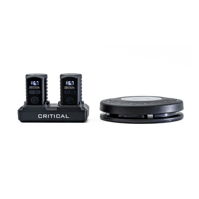 Critical Connect Universal Akku Set  (Zwei Akkus + Ladestation + Fußschalter)