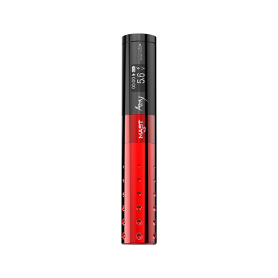 Dragonhawk Mast Tour Amy kabelloser Tattoo Pen - Red - 4.0 mm Nadelhub