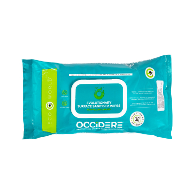 Eco World Alkoholfreie Oberflächendesinfektionstücher - Packung mit 80 Stück