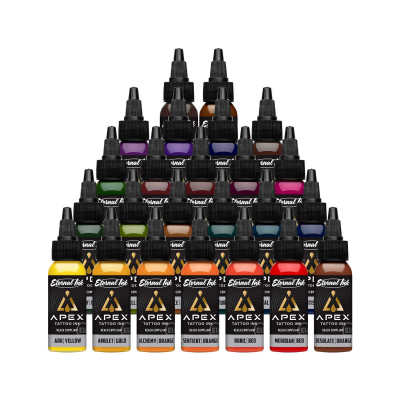 Komplettes Set mit 24 Eternal Ink - Apex 30 ml