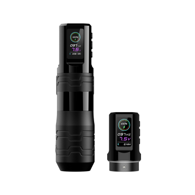 EZ P3 Pro Turbo Kabellose Tattoomaschine mit zusätzlicher Batterie - Schwarz