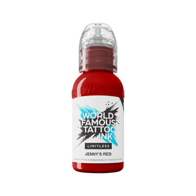 World Famous Limitless Tattoo Ink - Jenny's Red 30 ml