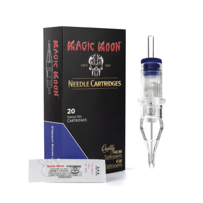 20 St. Magic Moon Nadelmodule 0.35mm Straight Round Liner Medium Taper