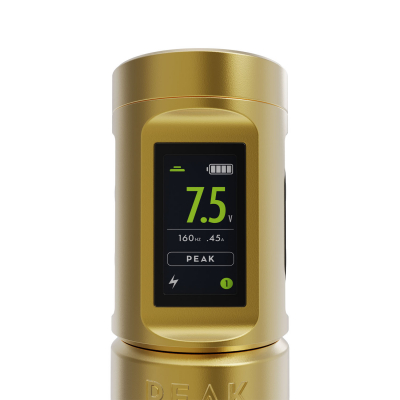 Batterie für die Peak Solice Pro V2 Kabellose Tattoomaschine - Matte Gold