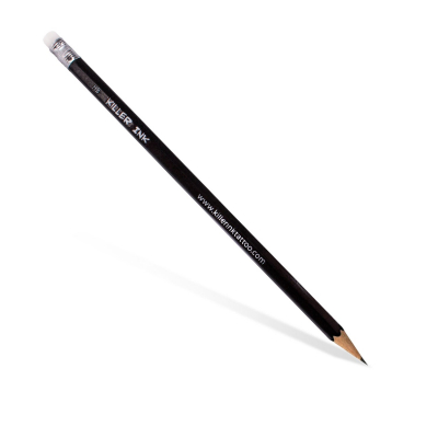 10 St. HB Bleistifte mit Radiergummi