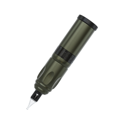Stigma-Rotary® Force Kabellose Tattoomaschine + Power Pack + RCA Adapter - Army Green