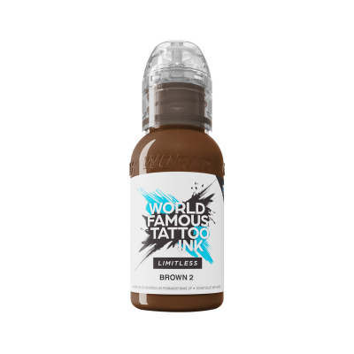 World Famous Limitless Tattoofarbe - Brown 2 30ml