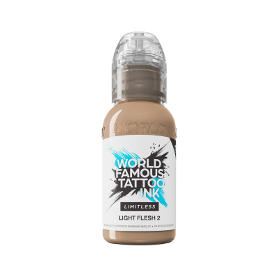 World Famous Limitless Tattoofarbe - Light Flesh 2 30ml