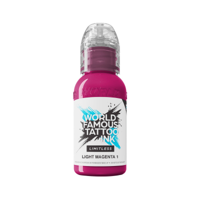 World Famous Limitless Tattoofarbe - Light Magenta 1 30ml