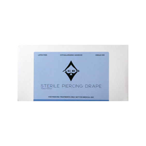 50 Sterile Piercing Drapes - Aces Supply