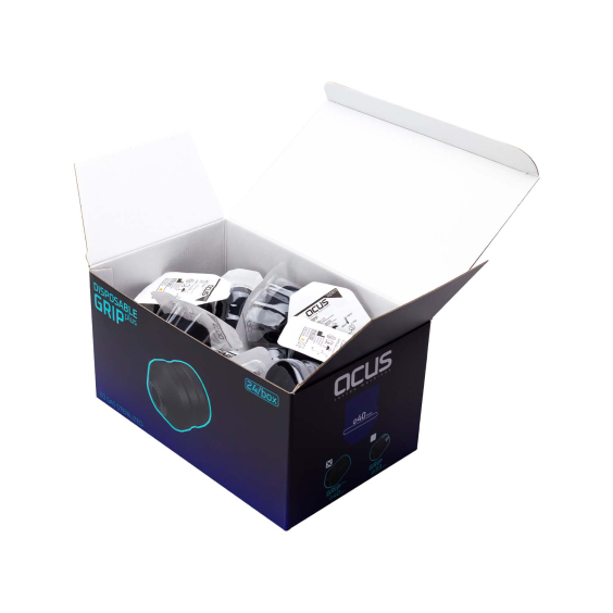 ACUS - Box mit 24 schwarzen Einweggriffen Plus - 40 mm