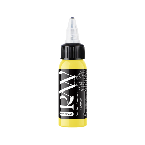 Raw Pigments Platinum - Anna Banana Tattoo Ink - 30ml