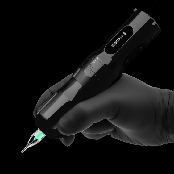 FK One Adjust Tattoo Maschine mit verstellbarem Hub - Stealth