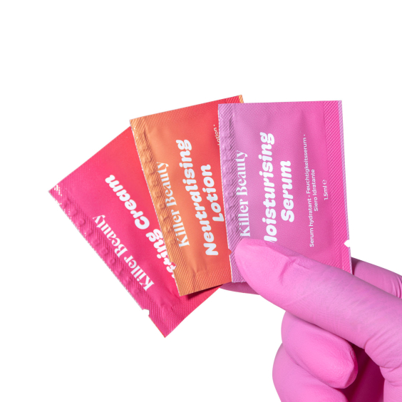 Killer Beauty Veganes Lash Lifting & Brow Lamination - 1,5 ml Sachets, Step 1-3 (30 Sachets)