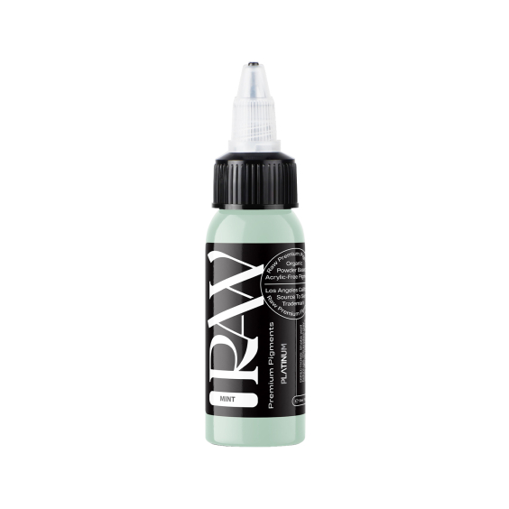 Raw Pigments Platinum - Mint Tattoo Ink - 30ml
