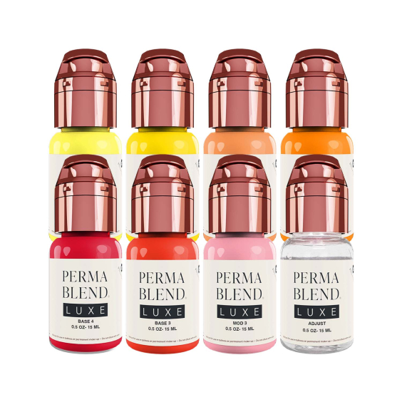 Perma Blend Luxe PMU Ink - Carla Ricciardone Embody - Komplettes Set mit  8  x 15ml
