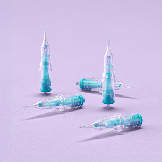 Sample Box mit 6 gemischten Vertix Academy Nadelmodulen