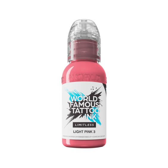 World Famous Limitless Tattoofarbe - Light Pink 3 30ml