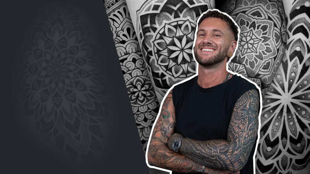 Tattoo Tutorial - Dotwork Mandala mit Bintt