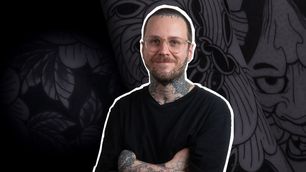 Tattoo Tutorial - Blackwork Japanische Pfingstrose mit Marktattooist