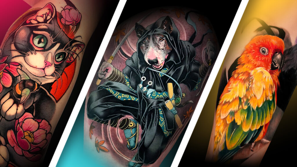 Für immer an Ihrer Seite – Die besten Tierporträt-Tattoos