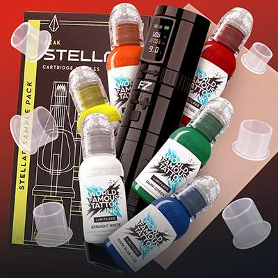 Das Killer Ink Kabellose Advanced Colour Work Kit.
