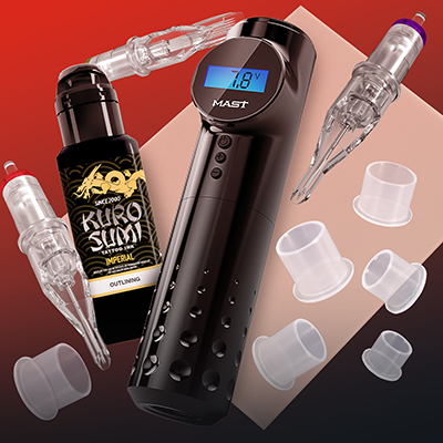 Das Killer Ink X Dragonhawk Kabellose Advanced B+G Kit.