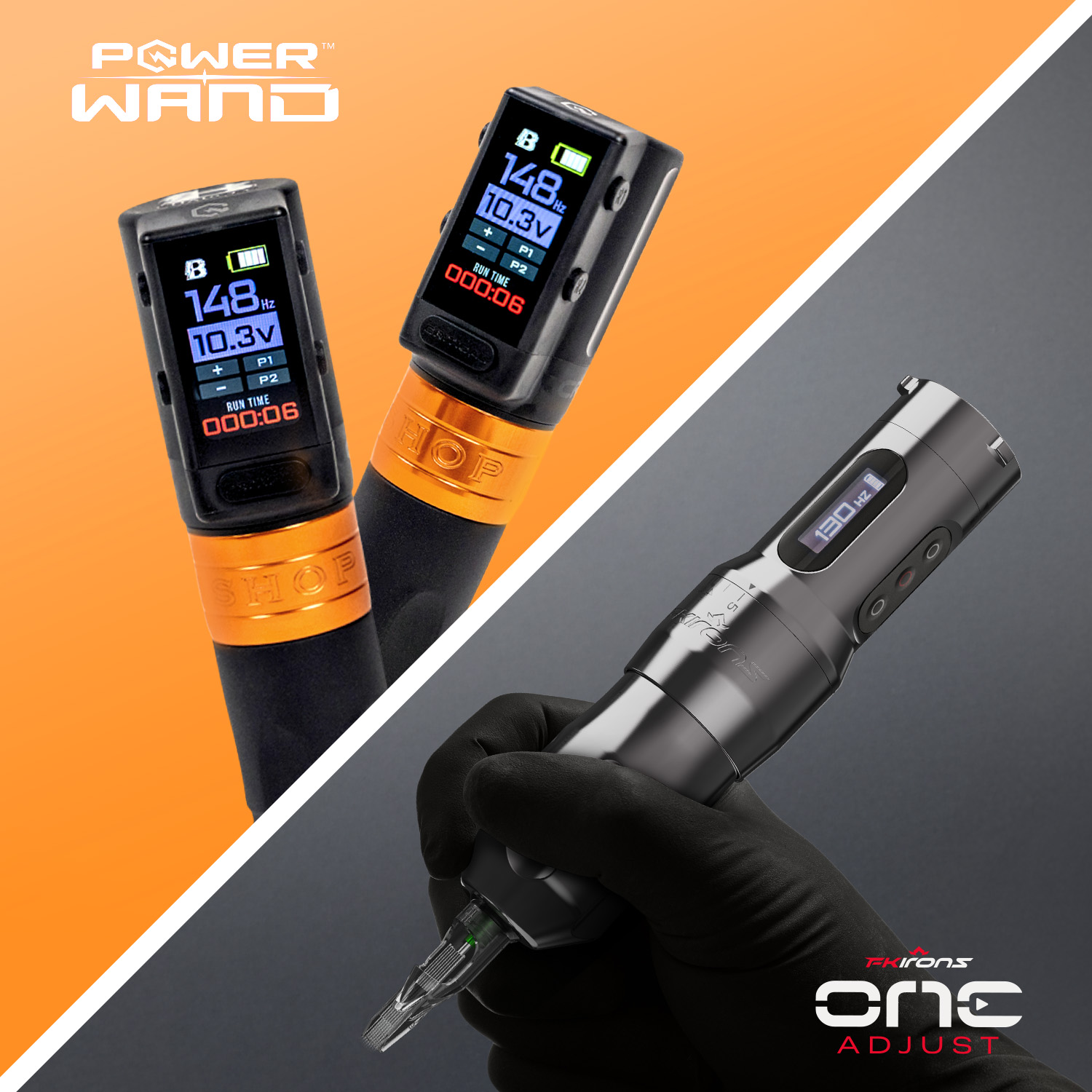 Bishop Power Wand und FK Irons One